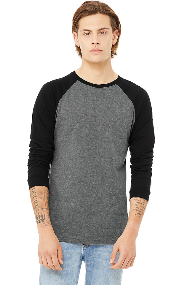 Men's Jersey Long-Sleeve Baseball T-Shirt