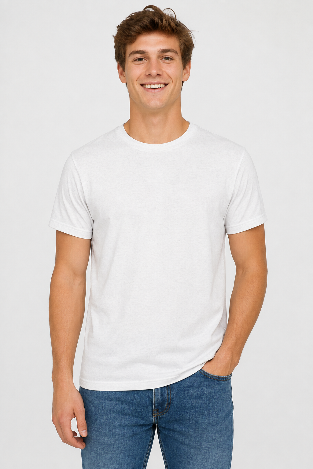 Bella + Canvas Adult Unisex Short Sleeve Heather CVC Tee (3001CVC)