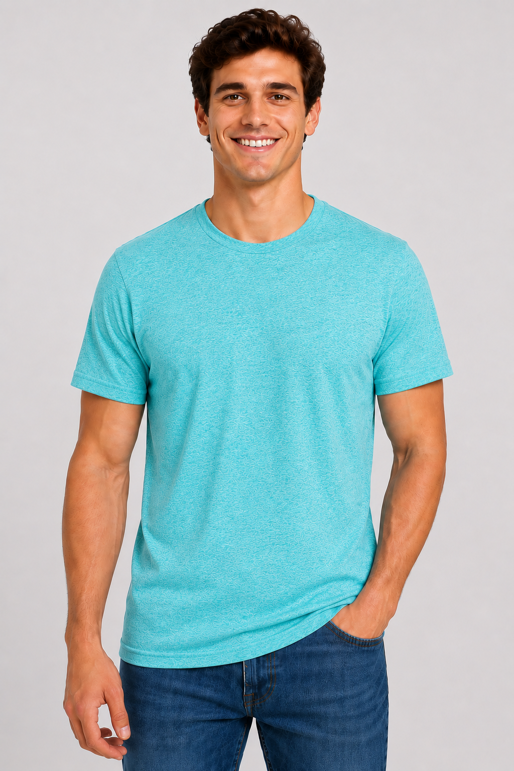 Bella + Canvas Adult Unisex Short Sleeve Heather CVC Tee (3001CVC)