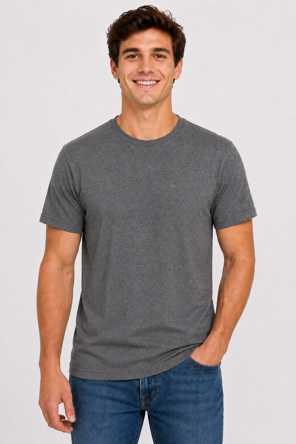 Bella + Canvas Adult Unisex Short Sleeve Heather CVC Tee (3001CVC)