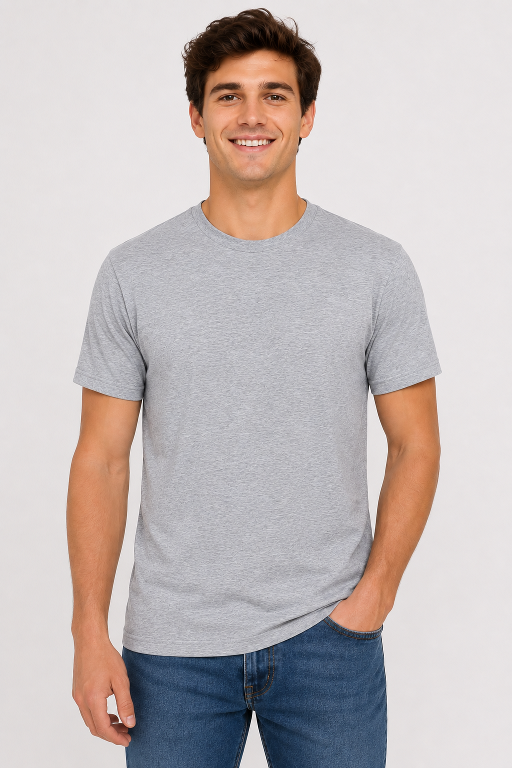 Bella + Canvas Adult Unisex Short Sleeve Heather CVC Tee (3001CVC)