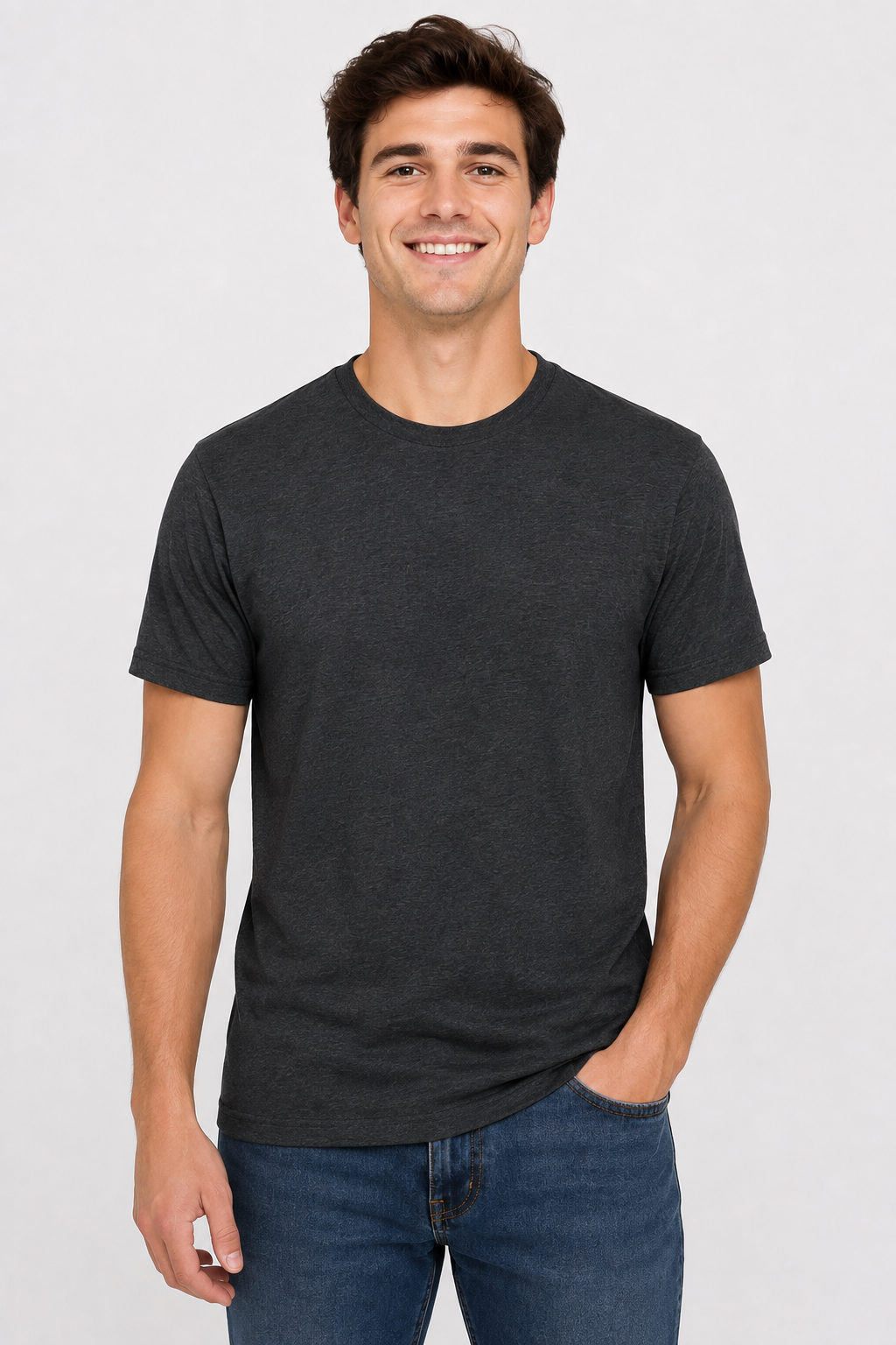 Bella + Canvas Adult Unisex Short Sleeve Heather CVC Tee (3001CVC)