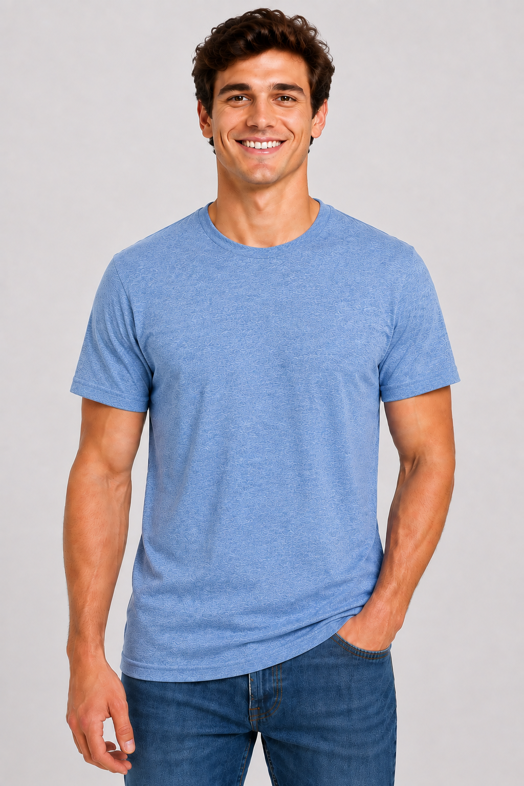 Bella + Canvas Adult Unisex Short Sleeve Heather CVC Tee (3001CVC)