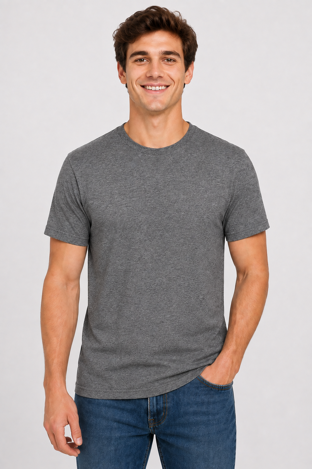 Bella + Canvas Adult Unisex Short Sleeve Heather CVC Tee (3001CVC)