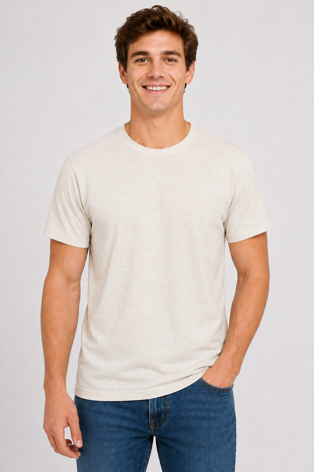 Bella + Canvas Adult Unisex Short Sleeve Heather CVC Tee (3001CVC)
