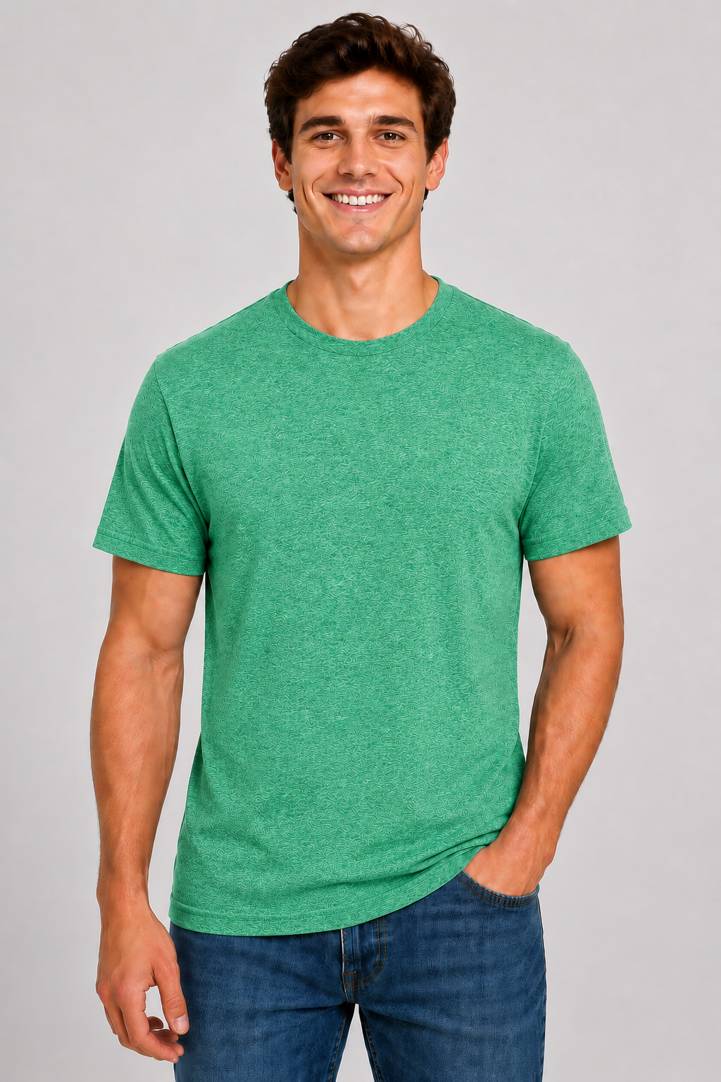 Bella + Canvas Adult Unisex Short Sleeve Heather CVC Tee (3001CVC)