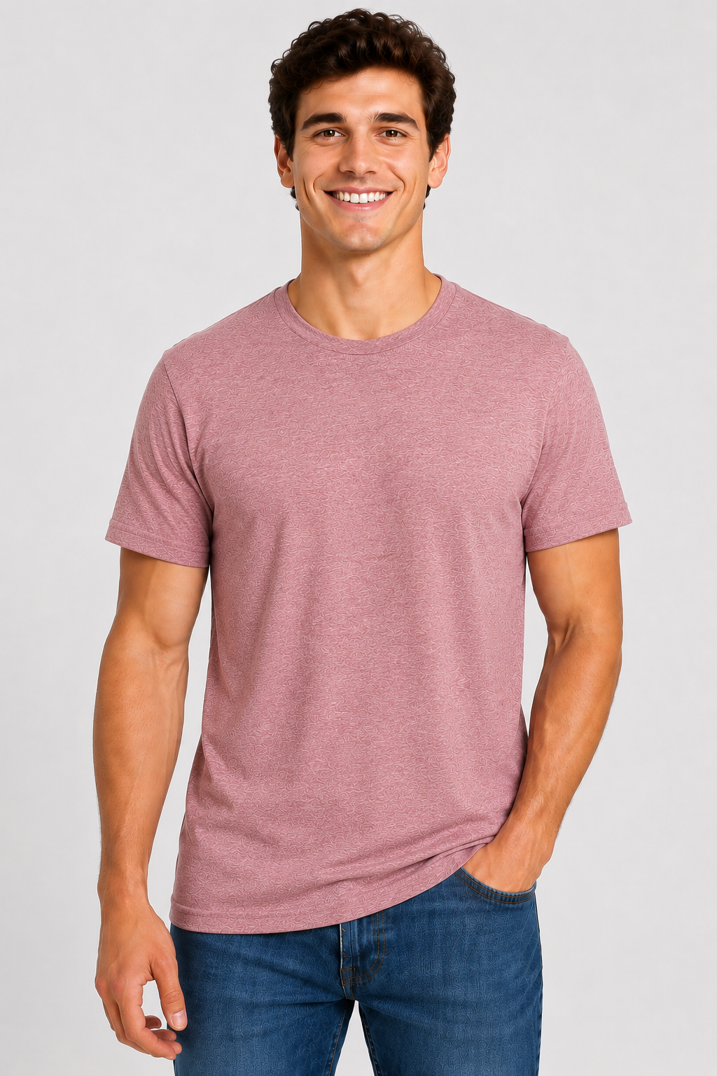 Bella + Canvas Adult Unisex Short Sleeve Heather CVC Tee (3001CVC)