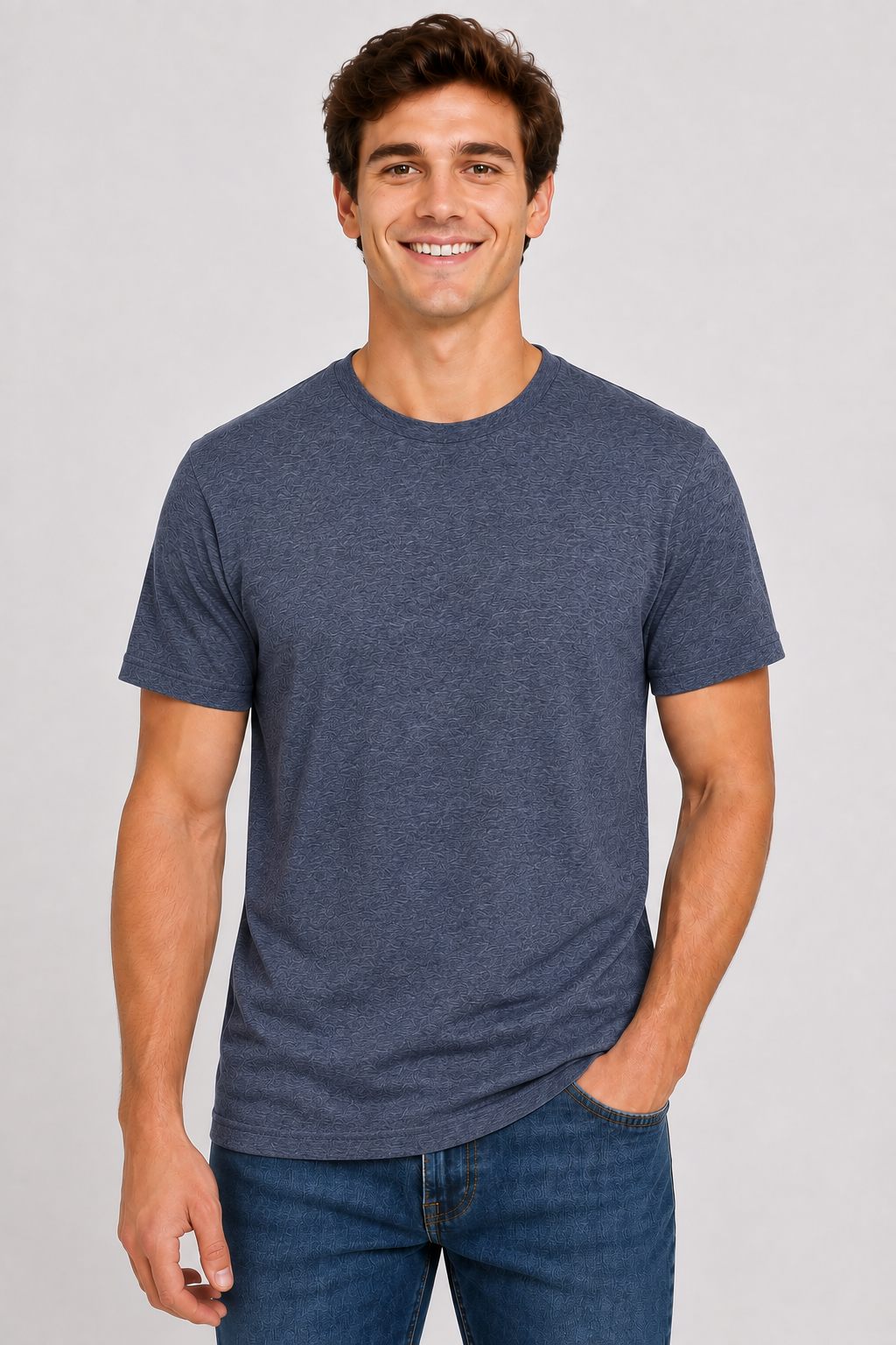 Bella + Canvas Adult Unisex Short Sleeve Heather CVC Tee (3001CVC)