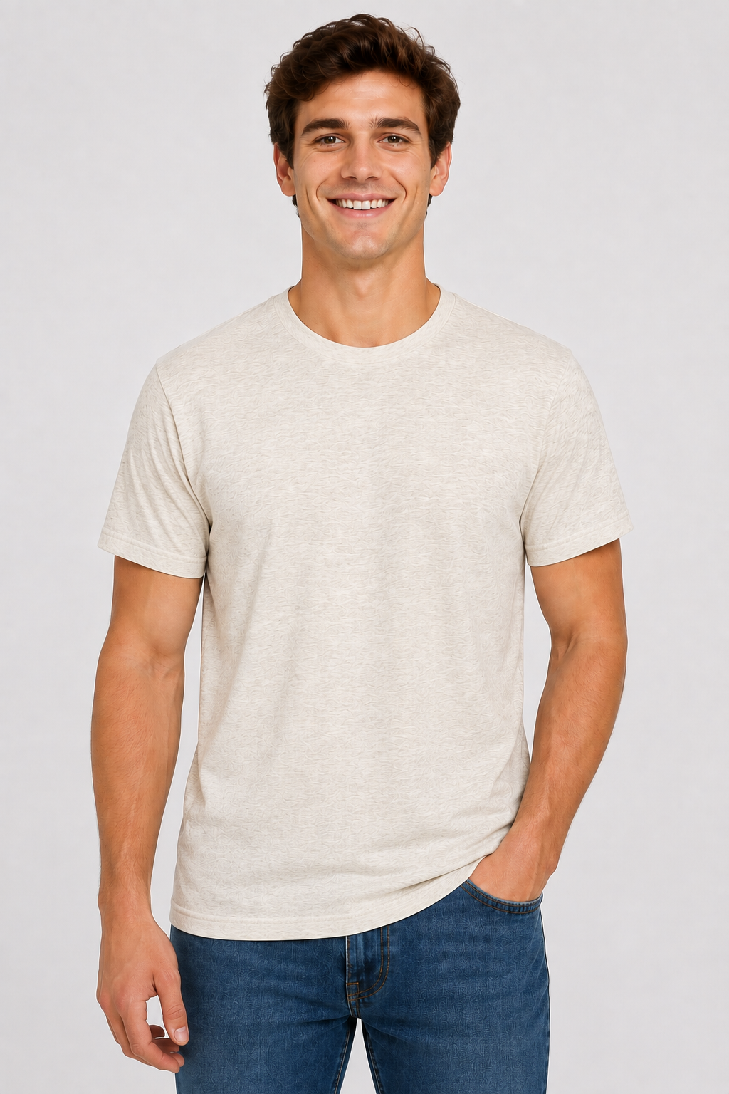 Bella + Canvas Adult Unisex Short Sleeve Heather CVC Tee (3001CVC)