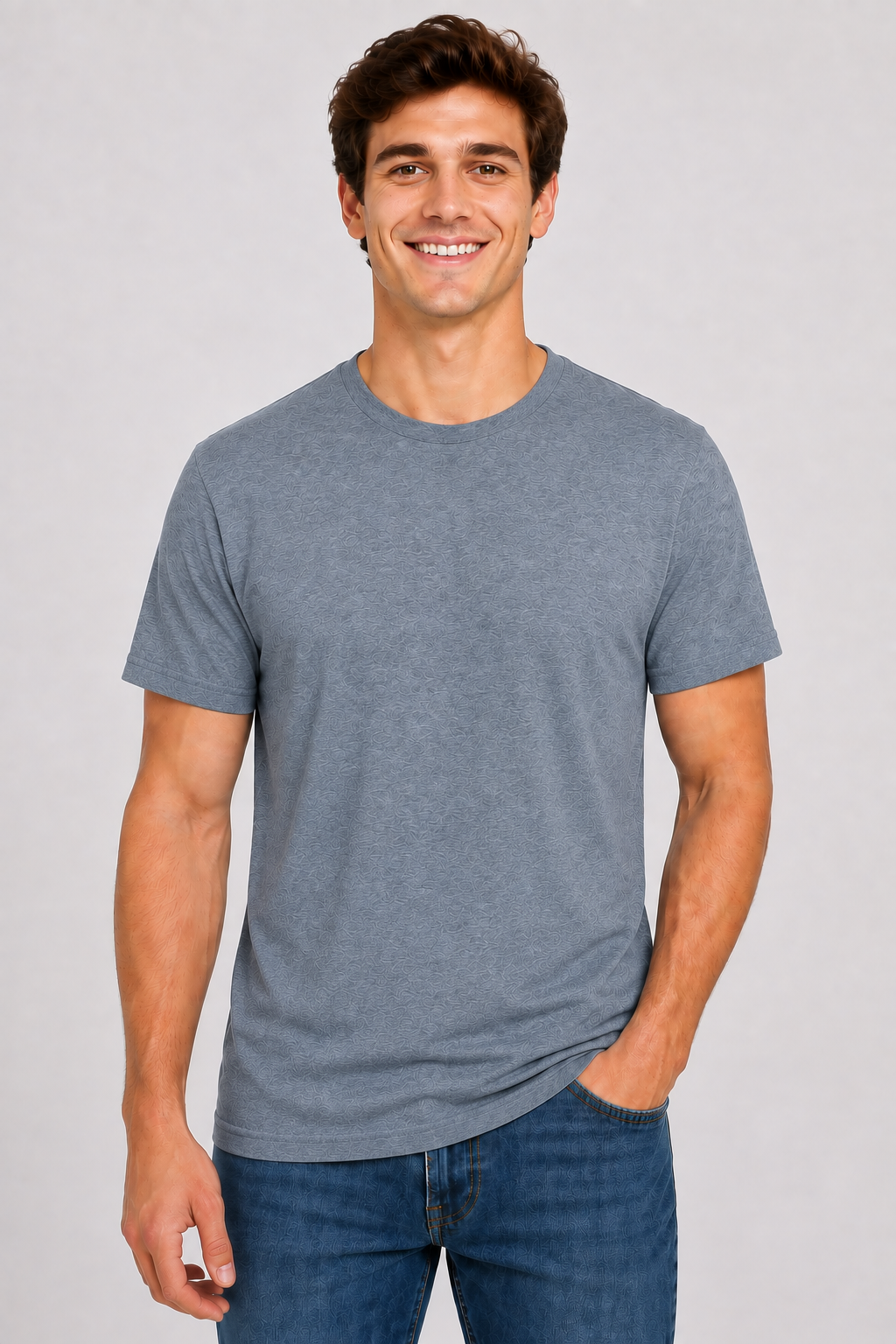 Bella + Canvas Adult Unisex Short Sleeve Heather CVC Tee (3001CVC)