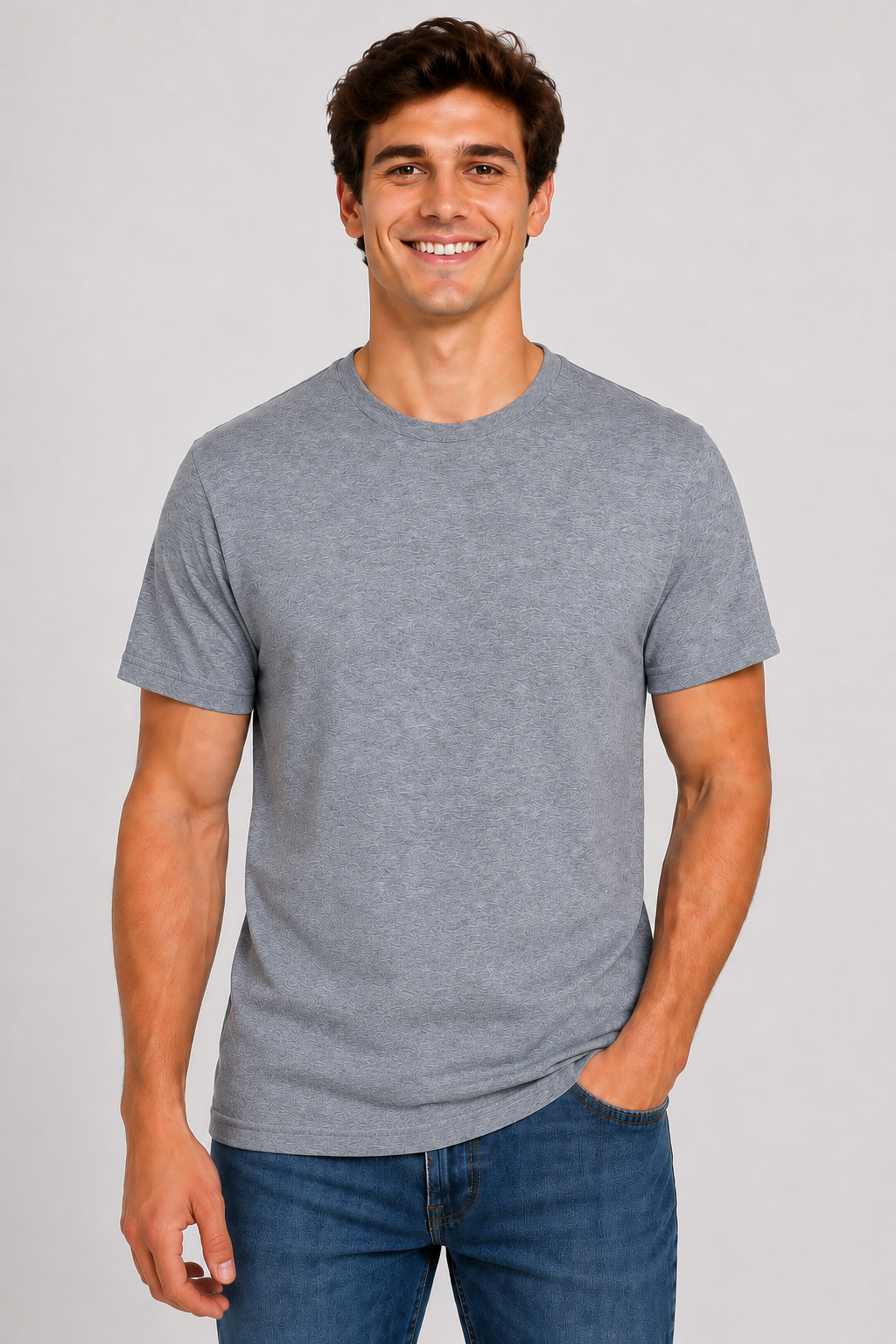 Bella + Canvas Adult Unisex Short Sleeve Heather CVC Tee (3001CVC)
