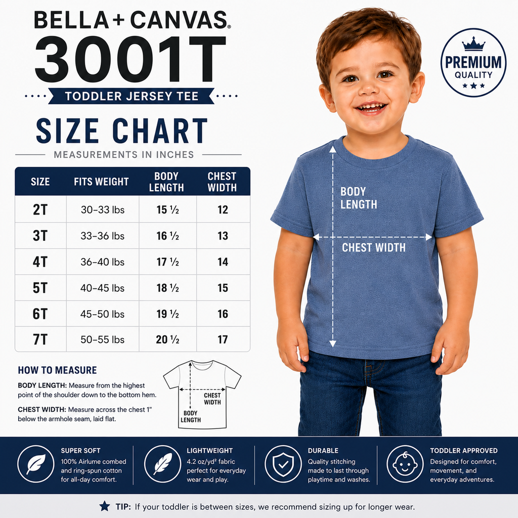 Bella + Canvas 3001T Toddler Jersey T-Shirt