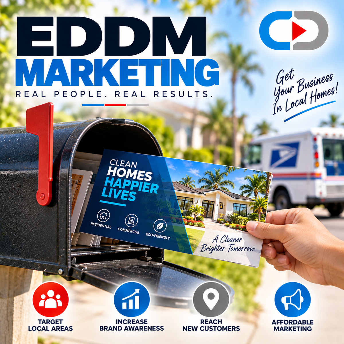 EDDM 6.25" x 11" Postcards – Full-Service Printing & Mailing | Custom Depot