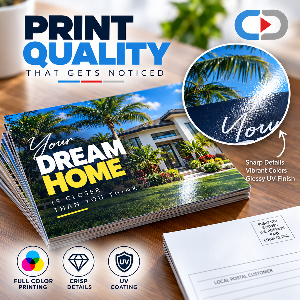 EDDM 6.25" x 11" Postcards – Full-Service Printing & Mailing | Custom Depot