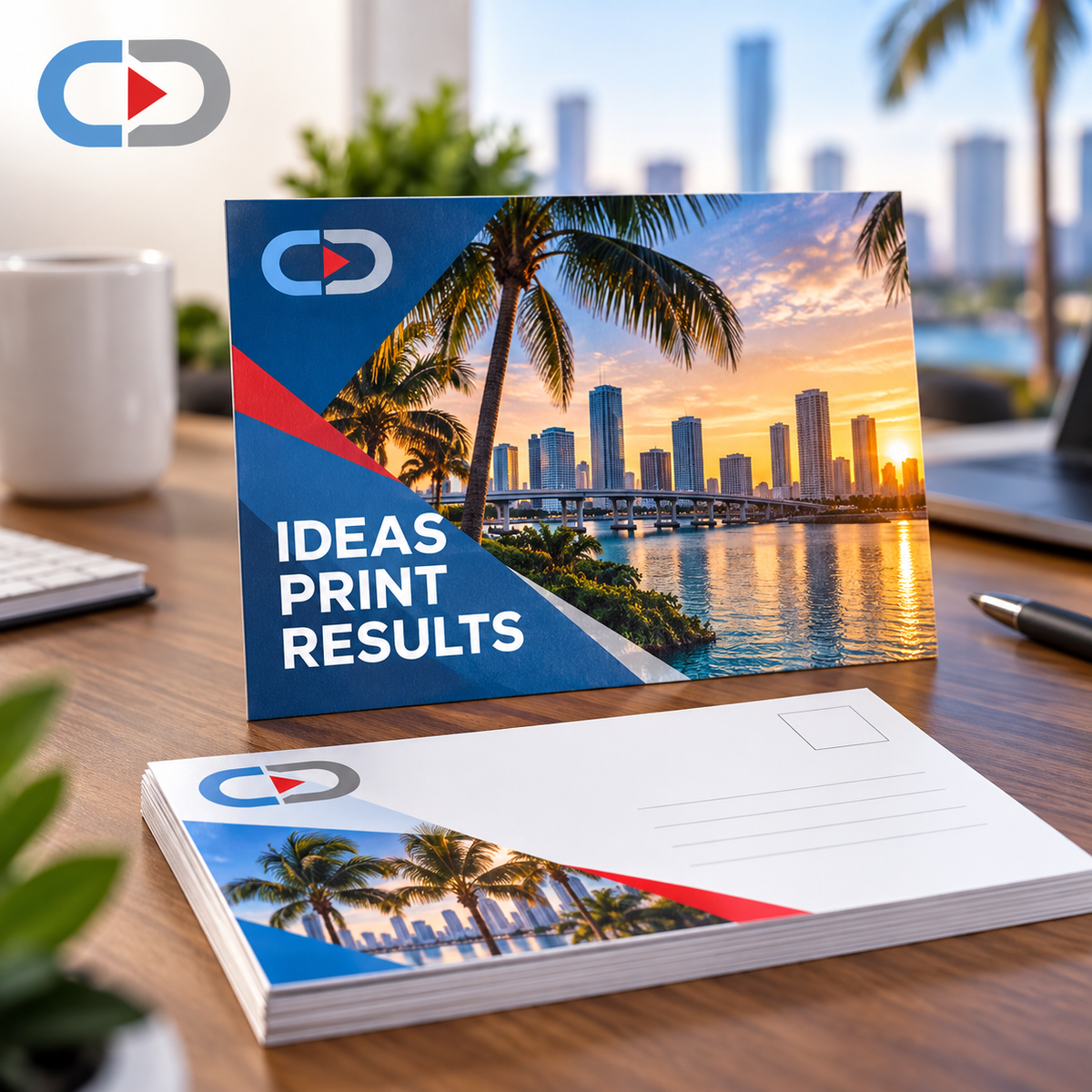 Custom 6.5" × 9" Marketing Postcards – Full Color Business Advertising & Direct Mail Printing | 14pt UV Coated Cardstock