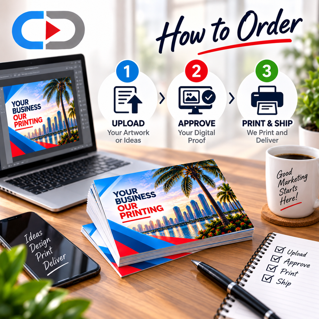 Custom 6.5" × 9" Marketing Postcards – Full Color Business Advertising & Direct Mail Printing | 14pt UV Coated Cardstock