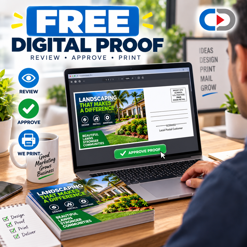 6.5" x 9" EDDM Postcards – Full Color Printing & Mailing | 14pt UV Coated