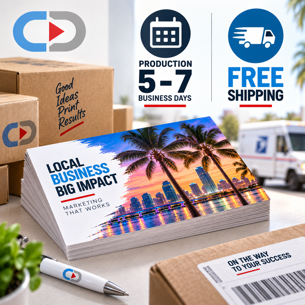 6.25" x 11" Oversized Postcard Printing | 14pt Glossy UV | Custom Marketing Postcards