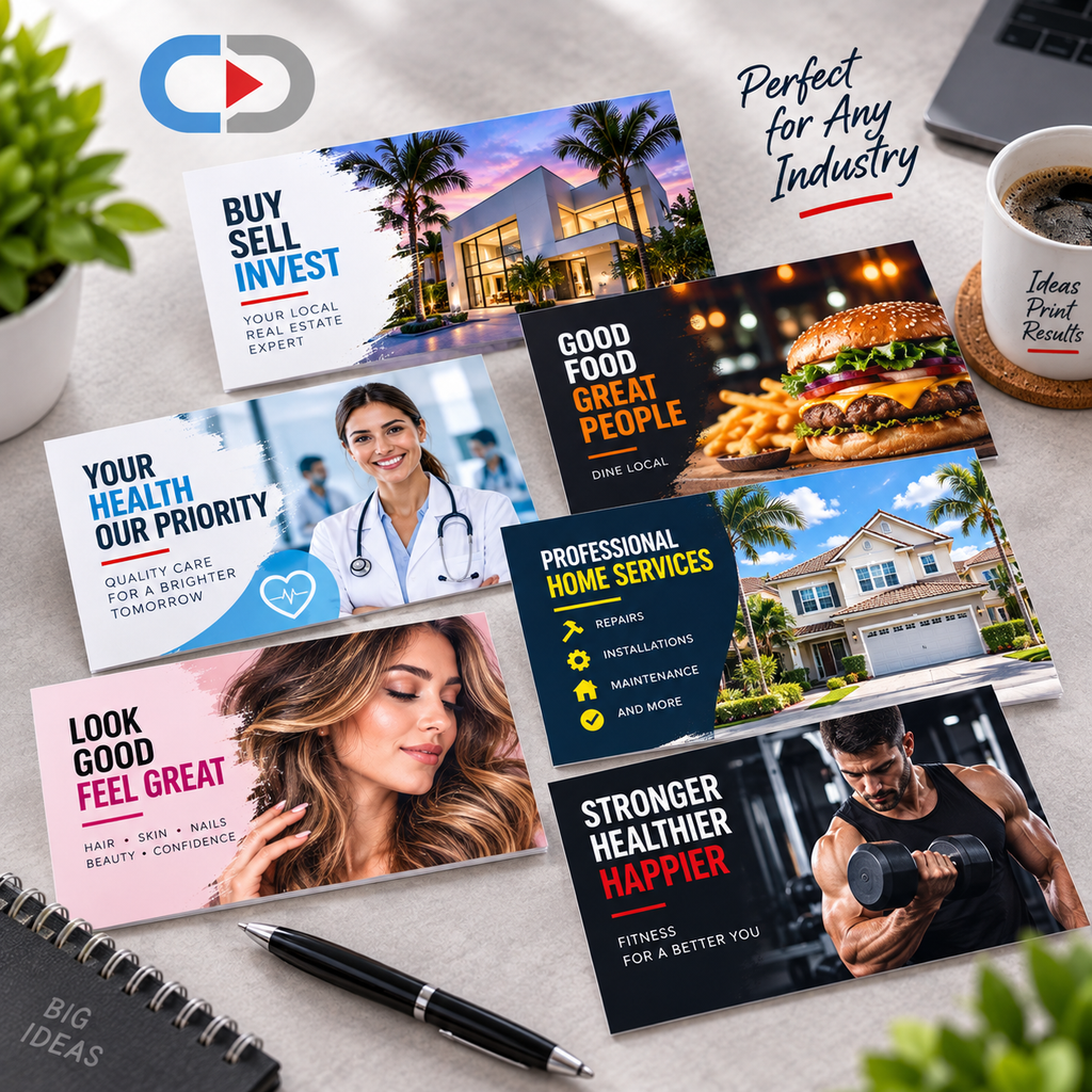6.25" x 11" Oversized Postcard Printing | 14pt Glossy UV | Custom Marketing Postcards