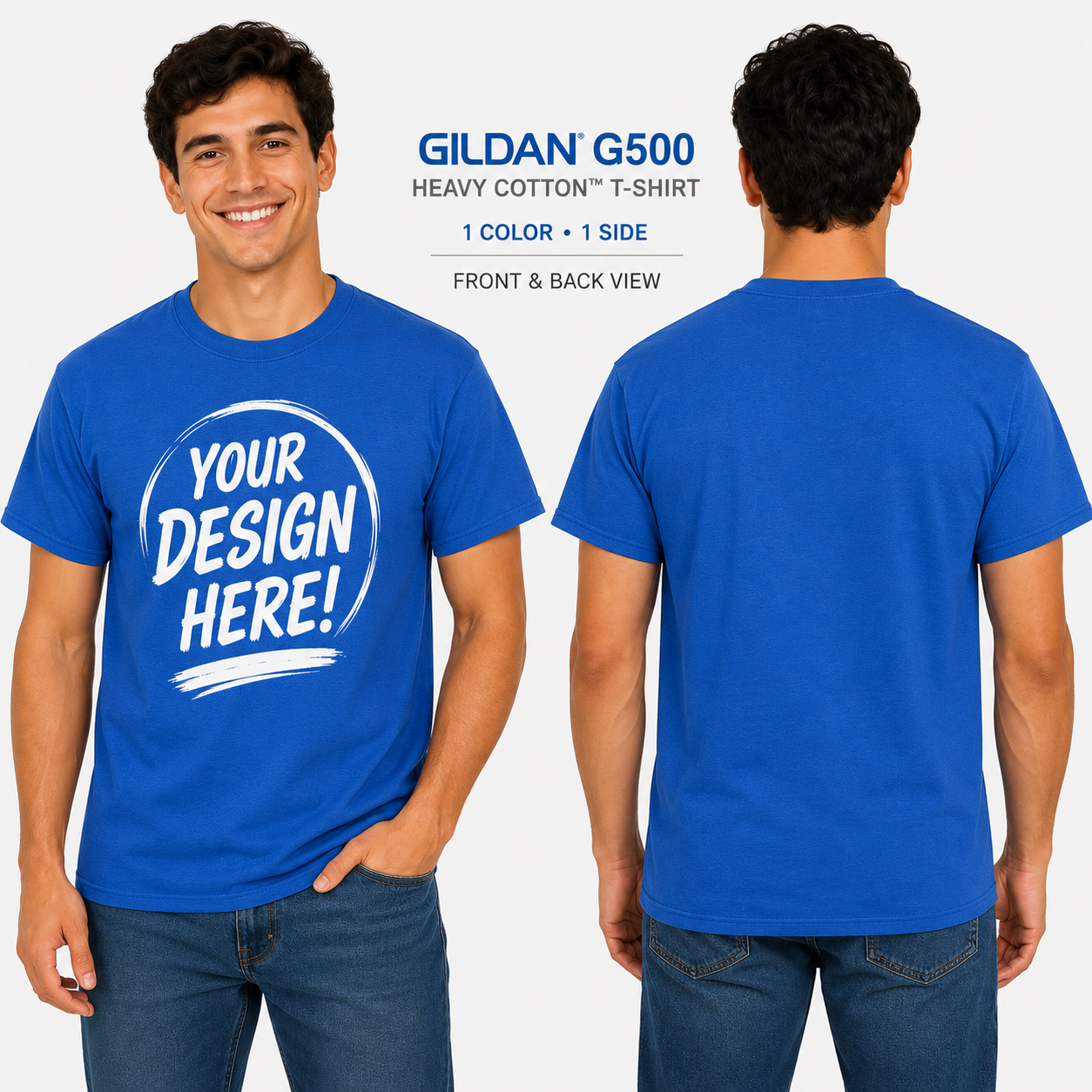 Gildan Adult Unisex Heavy Cotton T-Shirt (G500)