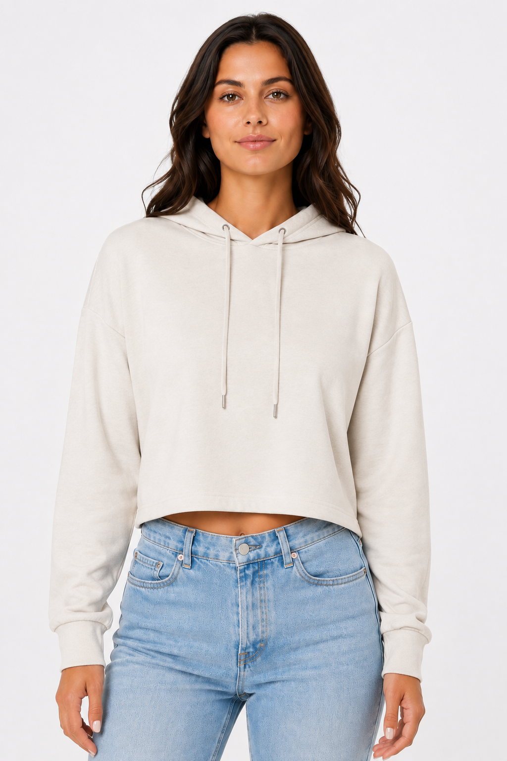 Bella + Canvas  Women's Cropped Fleece Hoodie (B7502)
