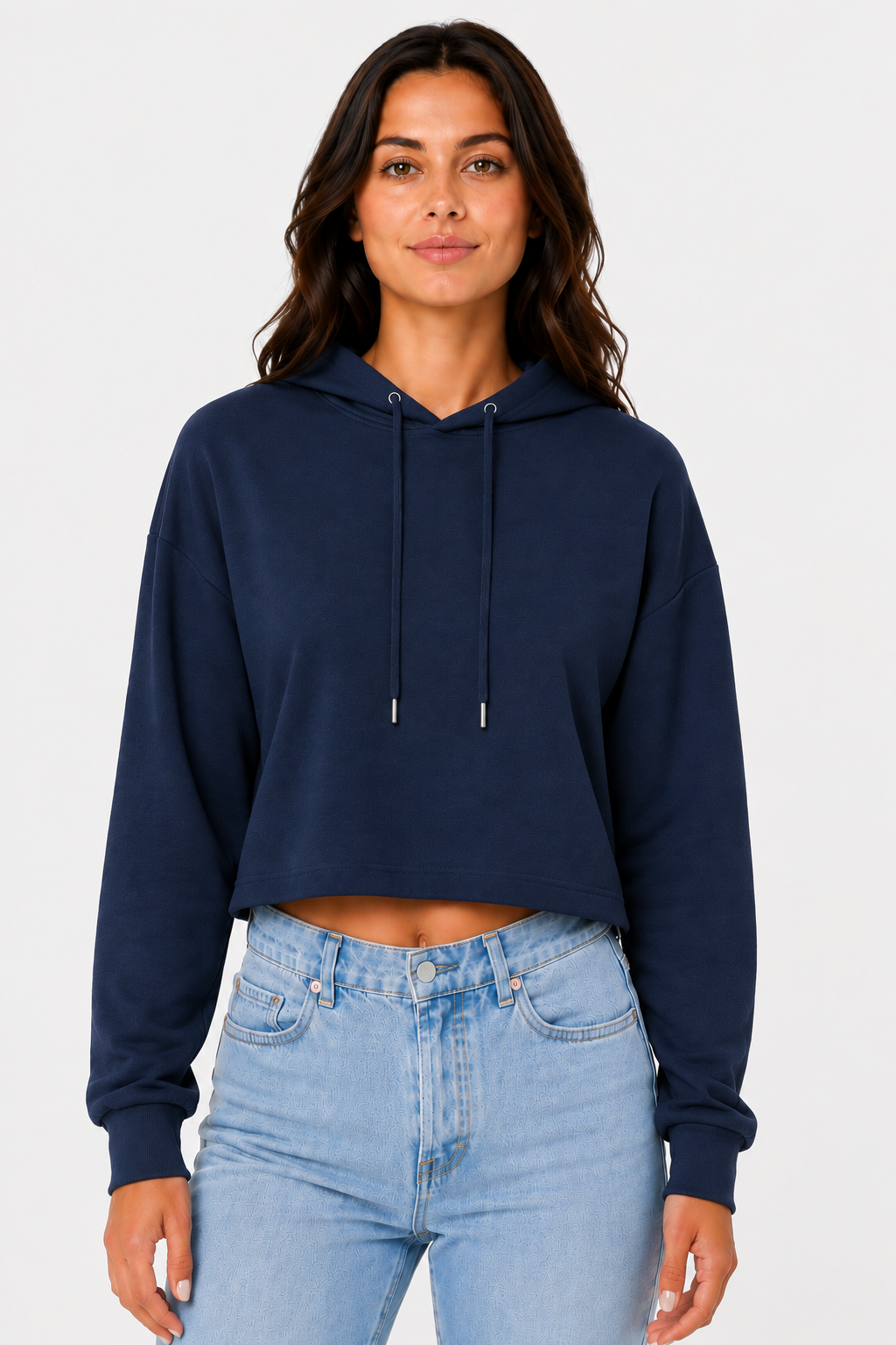 Bella + Canvas  Women's Cropped Fleece Hoodie (B7502)