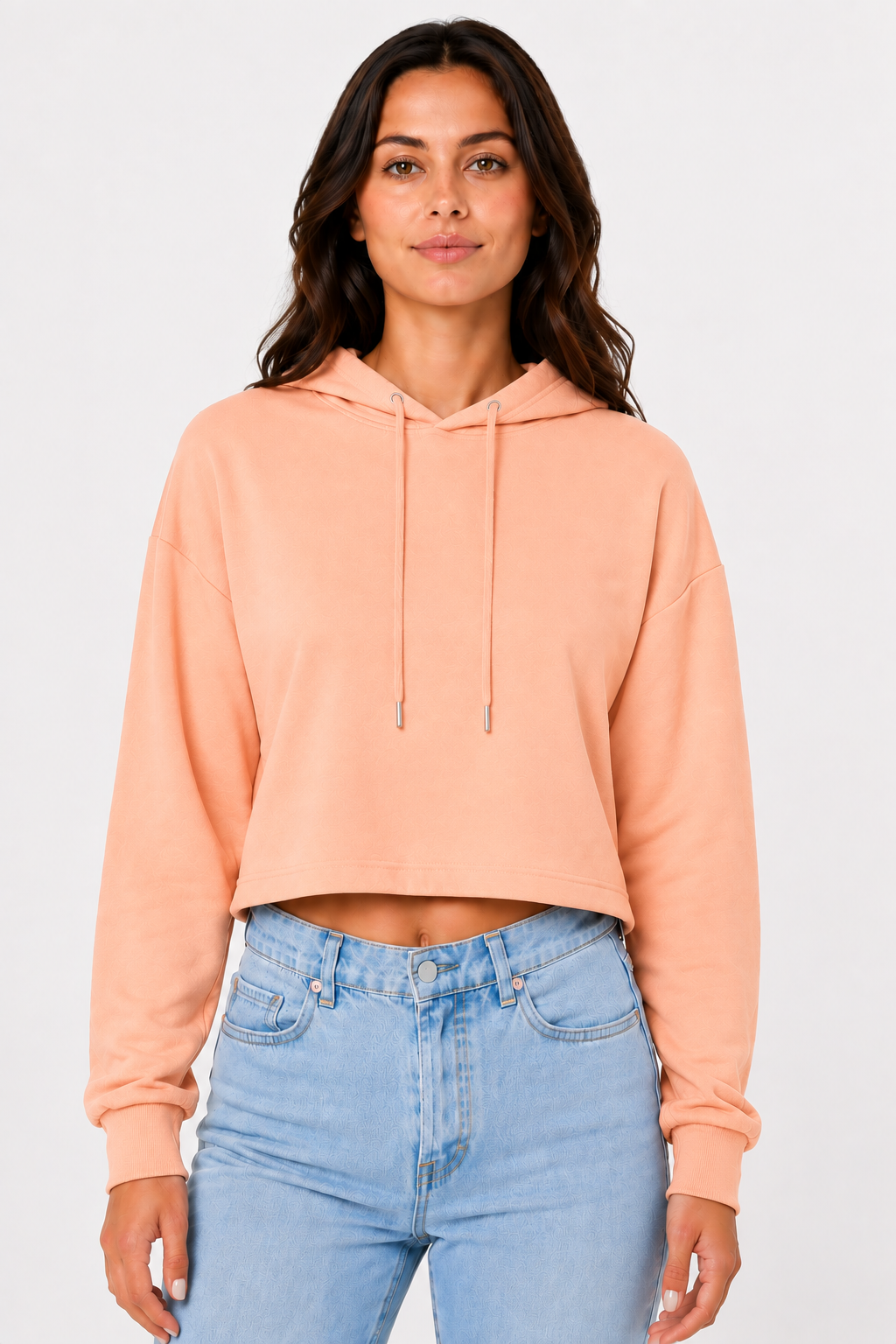 Bella + Canvas  Women's Cropped Fleece Hoodie (B7502)