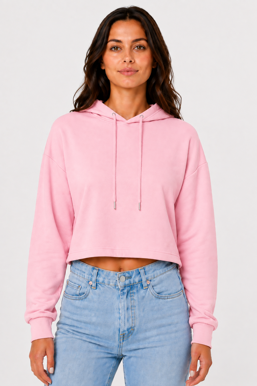 Bella + Canvas  Women's Cropped Fleece Hoodie (B7502)