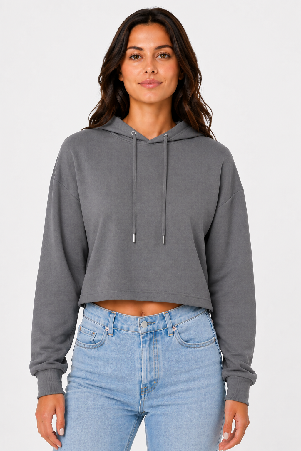 Bella + Canvas  Women's Cropped Fleece Hoodie (B7502)
