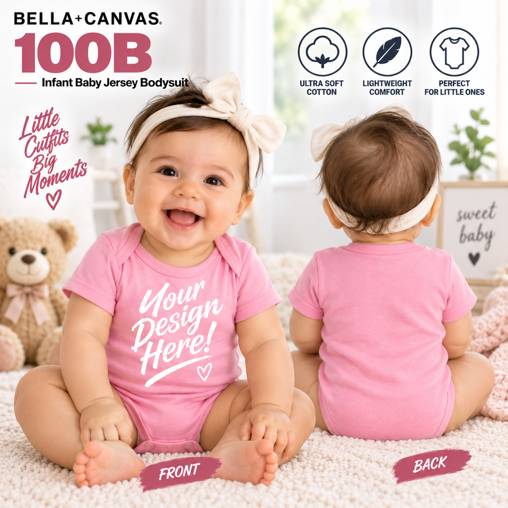 Bella + Canvas  Infant Baby Jersey Bodysuit (100B)