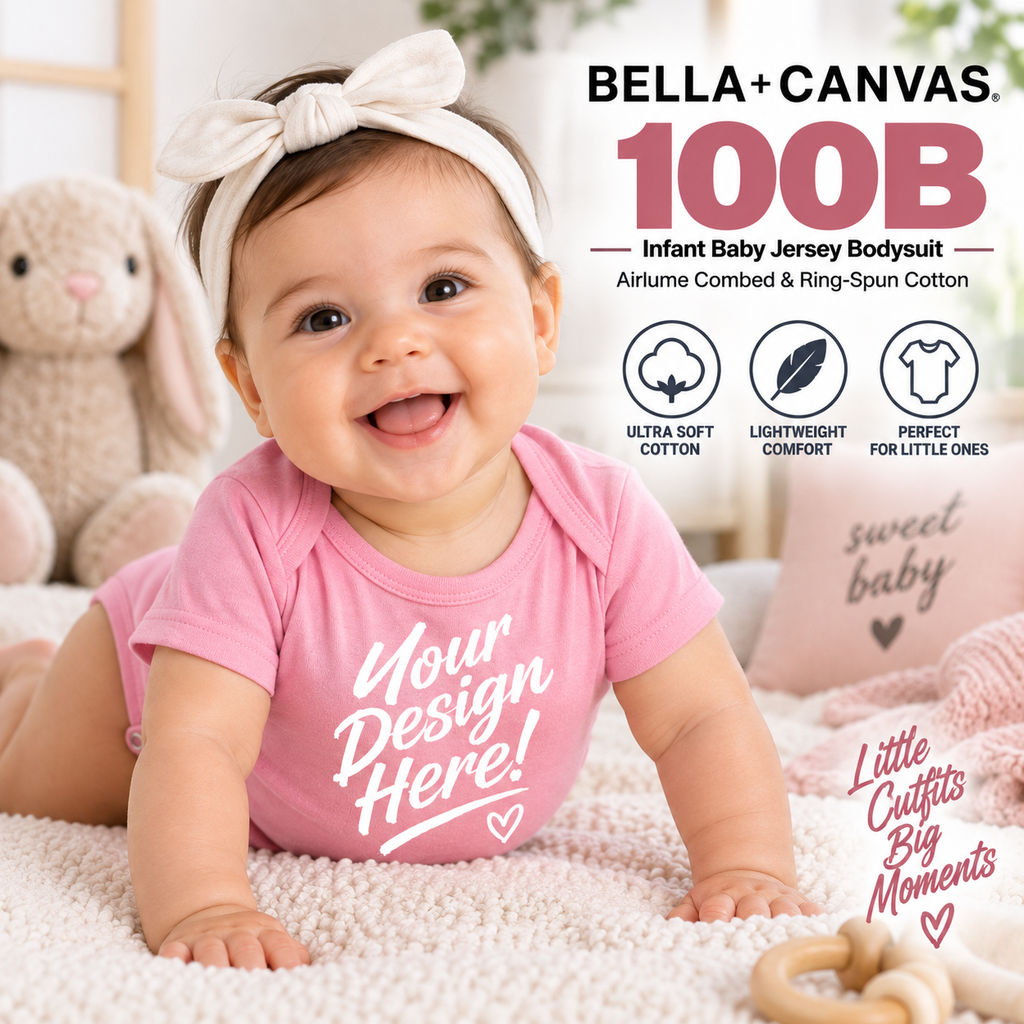 Bella + Canvas  Infant Baby Jersey Bodysuit (100B)