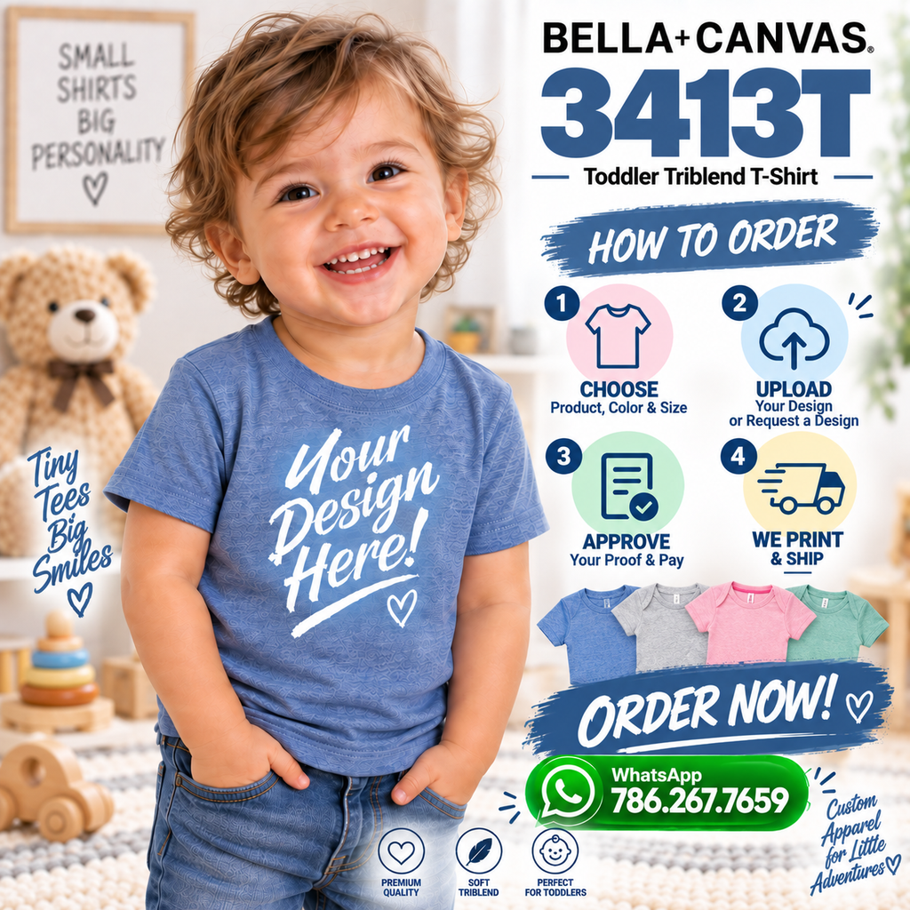 Bella + Canvas  Toddler Triblend T-Shirt (3413T)