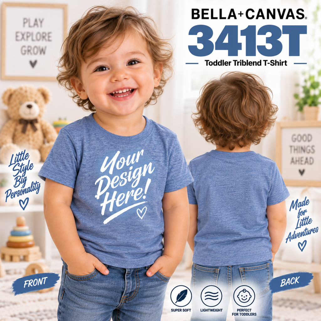 Bella + Canvas  Toddler Triblend T-Shirt (3413T)