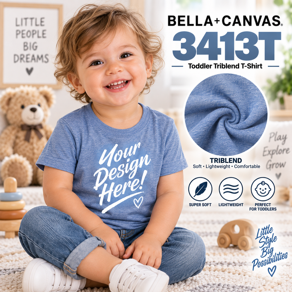 Bella + Canvas  Toddler Triblend T-Shirt (3413T)