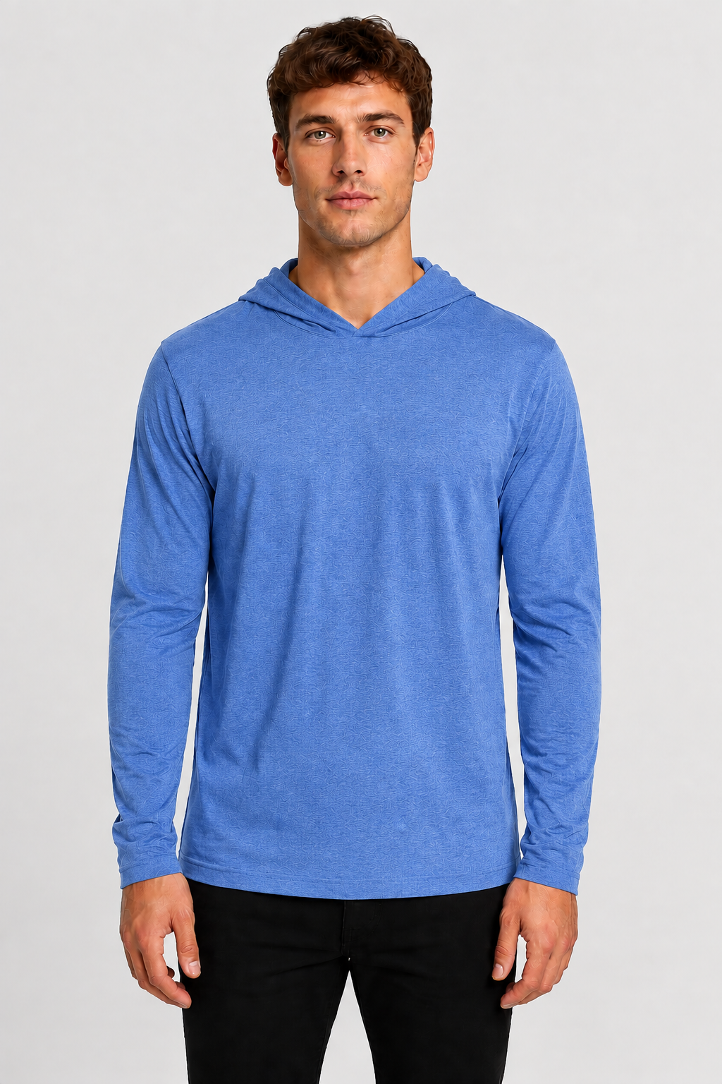 Bella + Canvas 3512 Unisex Jersey Long Sleeve Hoodie | Custom Printed Lightweight Hooded T-Shirt