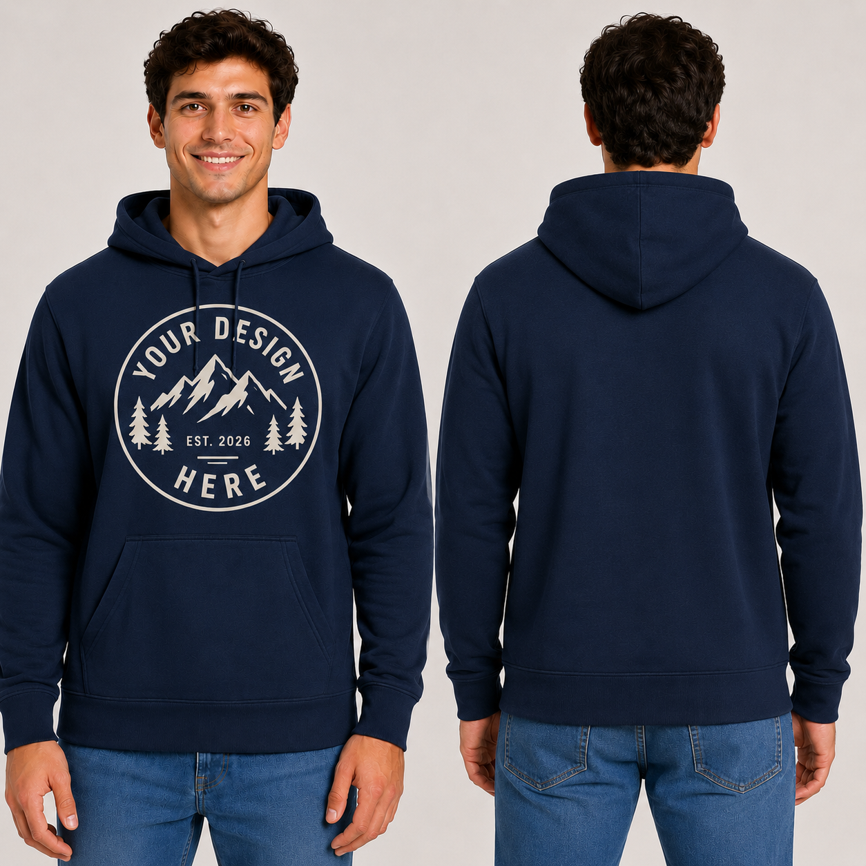 Bella + Canvas Adult Unisex Sponge Fleece Hoodie (3719)