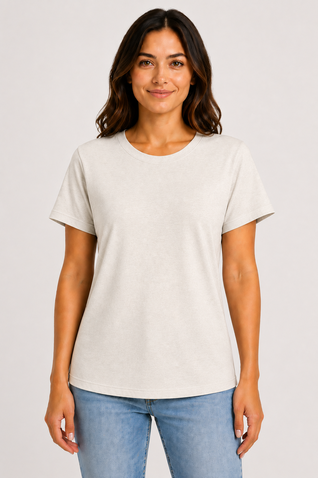 Bella + Canvas Women's Relaxed Jersey T-Shirt | Airlume Cotton Tee (6400)