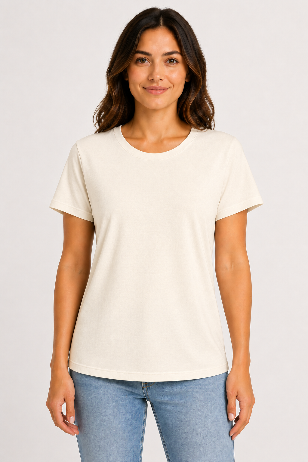 Bella + Canvas Women's Relaxed Jersey T-Shirt | Airlume Cotton Tee (6400)