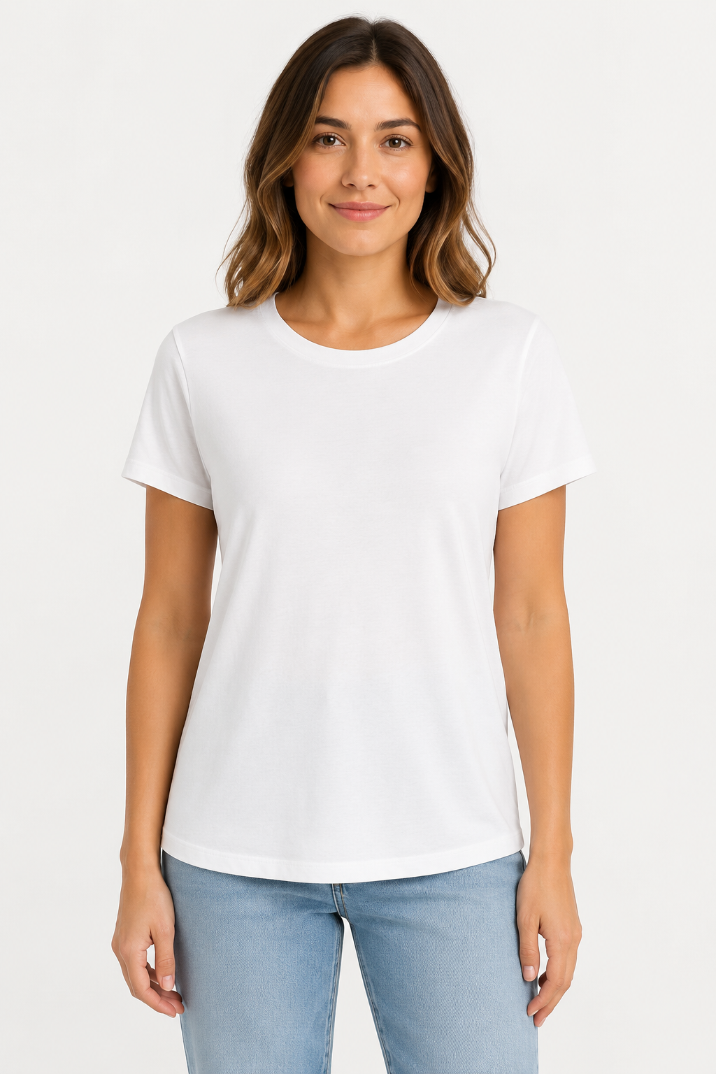 Bella + Canvas Women's Relaxed Jersey T-Shirt | Airlume Cotton Tee (6400)