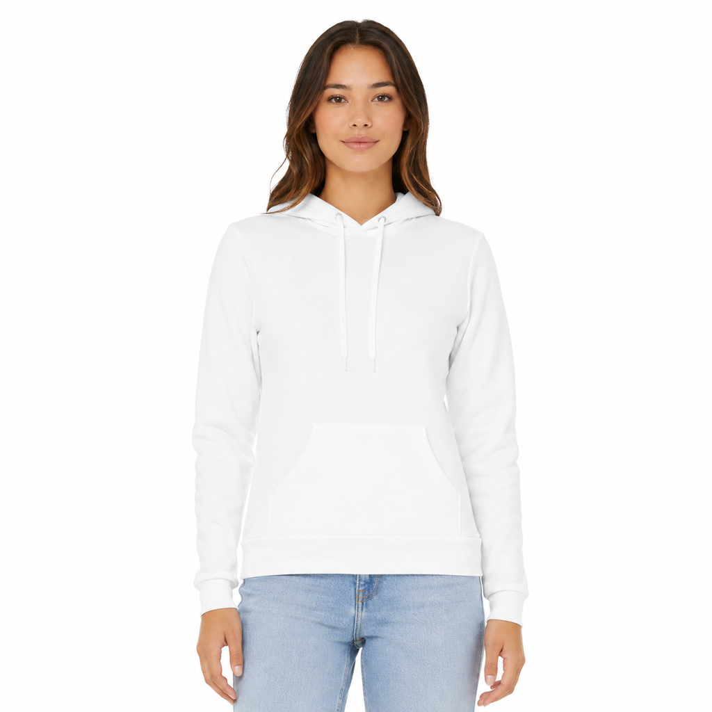 Bella + Canvas  Women's Sponge Fleece Hoodie | Premium Pullover Hoodie (7502W)
