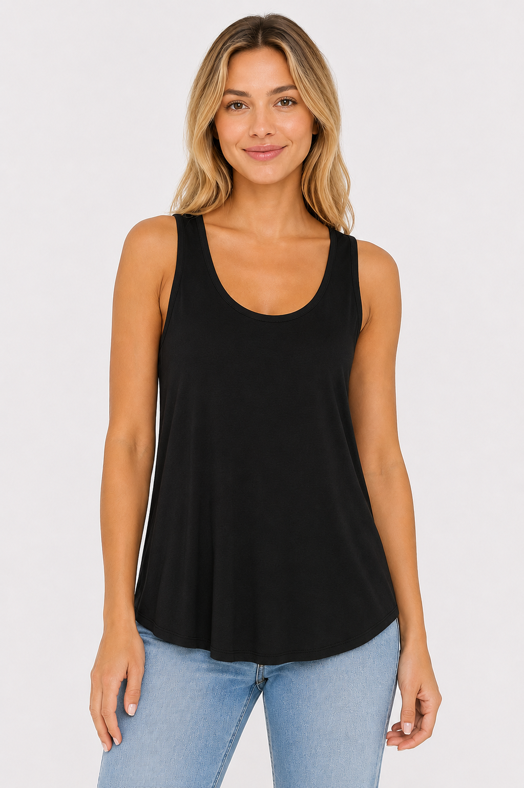 Bella + Canvas Women's Flowy Tank Top | Soft Poly-Viscose (8800)