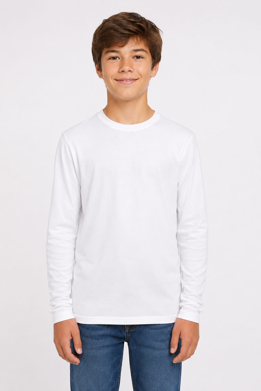 Bella + Canvas Youth Long Sleeve Jersey Tee –  Airlume Cotton (3501Y)