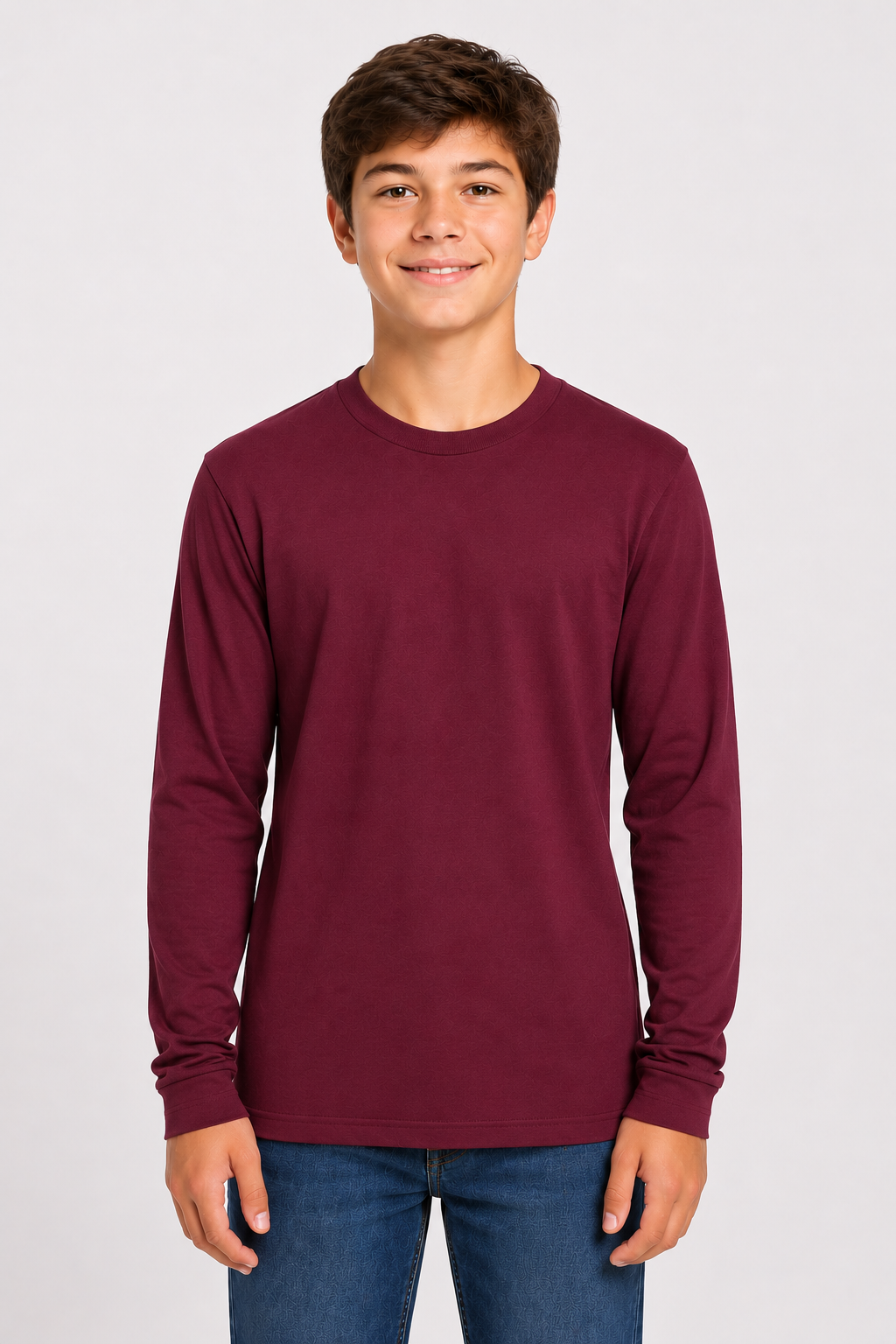Bella + Canvas Youth Long Sleeve Jersey Tee –  Airlume Cotton (3501Y)
