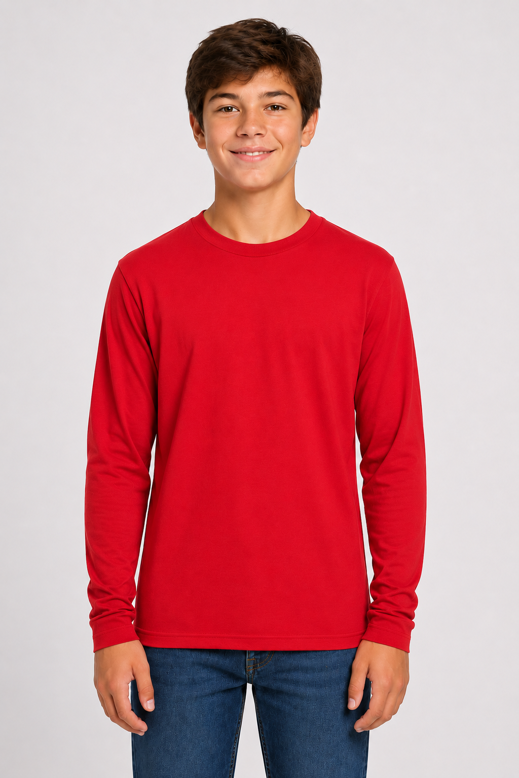 Bella + Canvas Youth Long Sleeve Jersey Tee –  Airlume Cotton (3501Y)