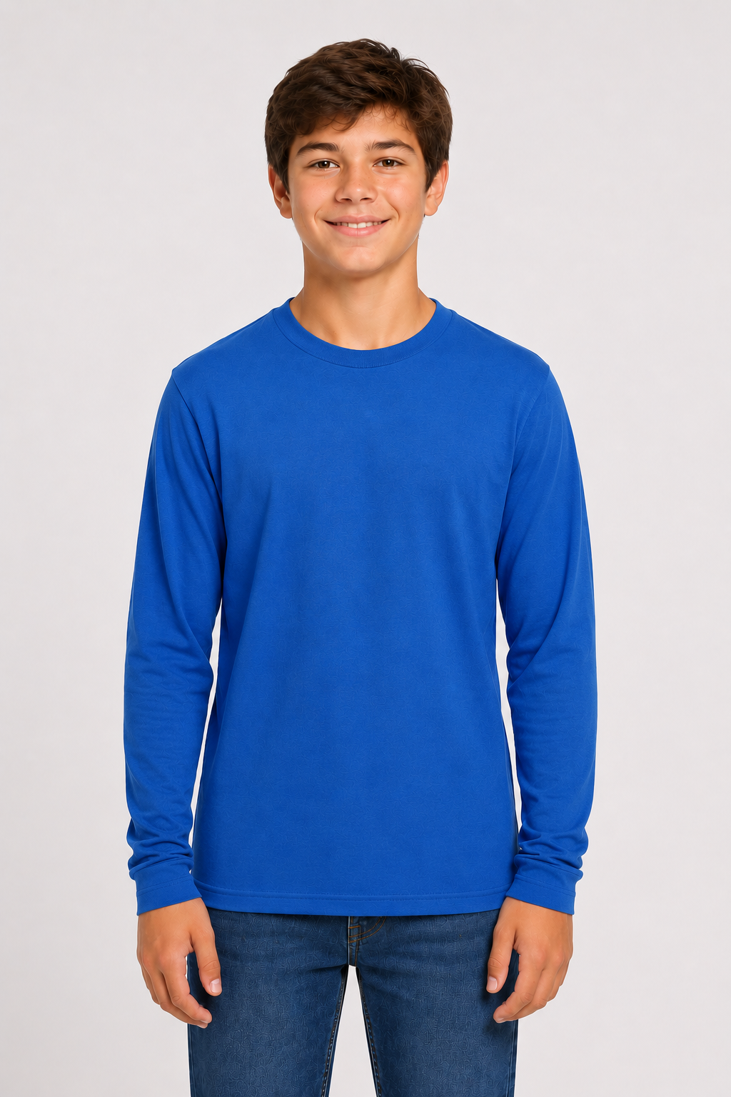 Bella + Canvas Youth Long Sleeve Jersey Tee –  Airlume Cotton (3501Y)