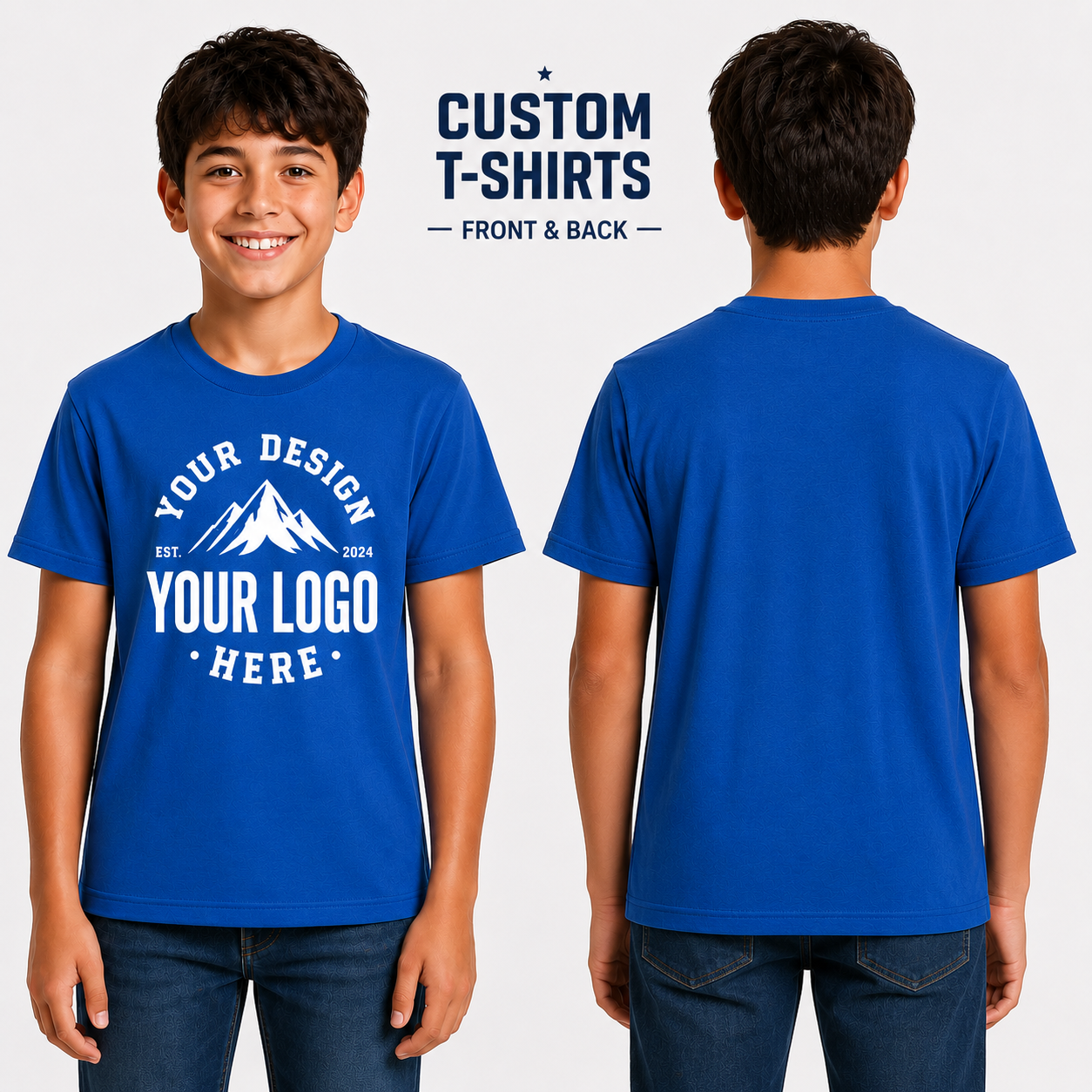 Bella + Canvas  Youth Jersey T-Shirt | Premium Airlume Cotton (3001Y)