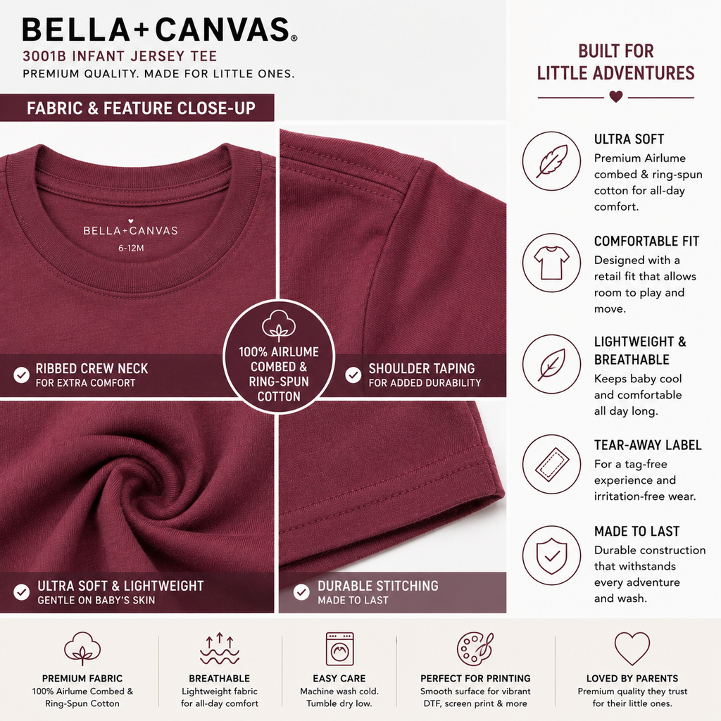 Bella + Canvas Infant Jersey Tee (3001B)