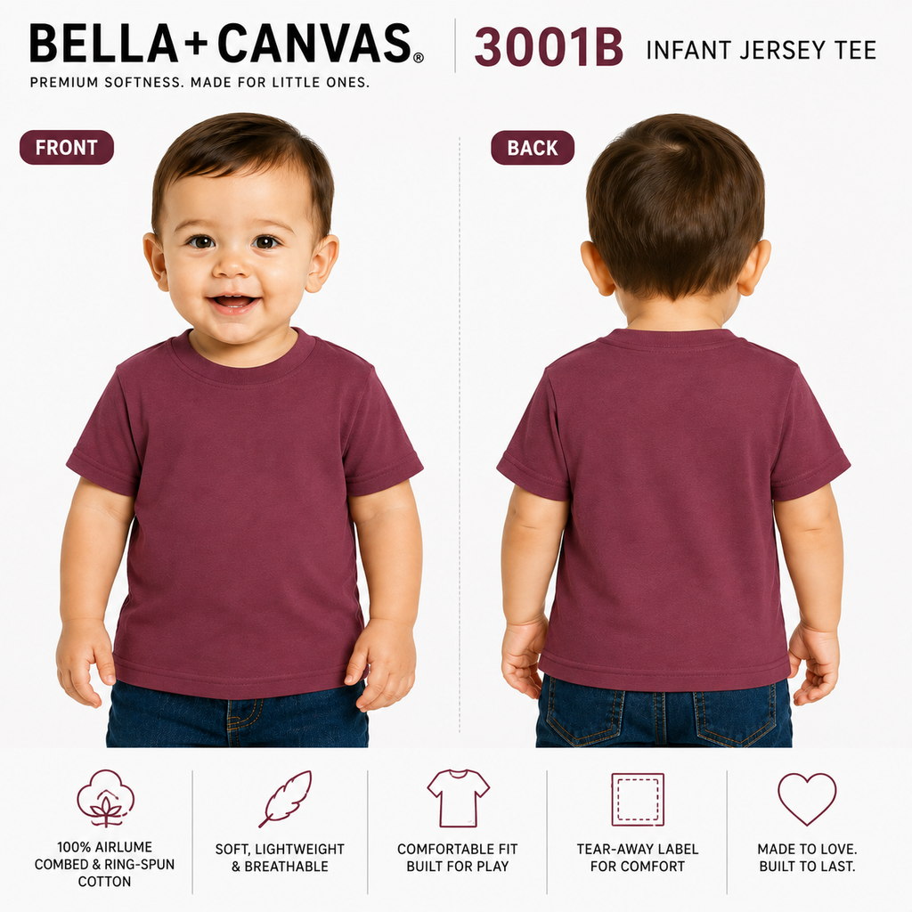Bella + Canvas Infant Jersey Tee (3001B)