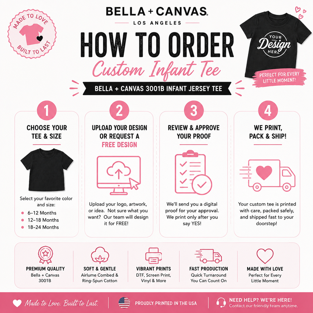 Bella + Canvas Infant Jersey Tee (3001B)