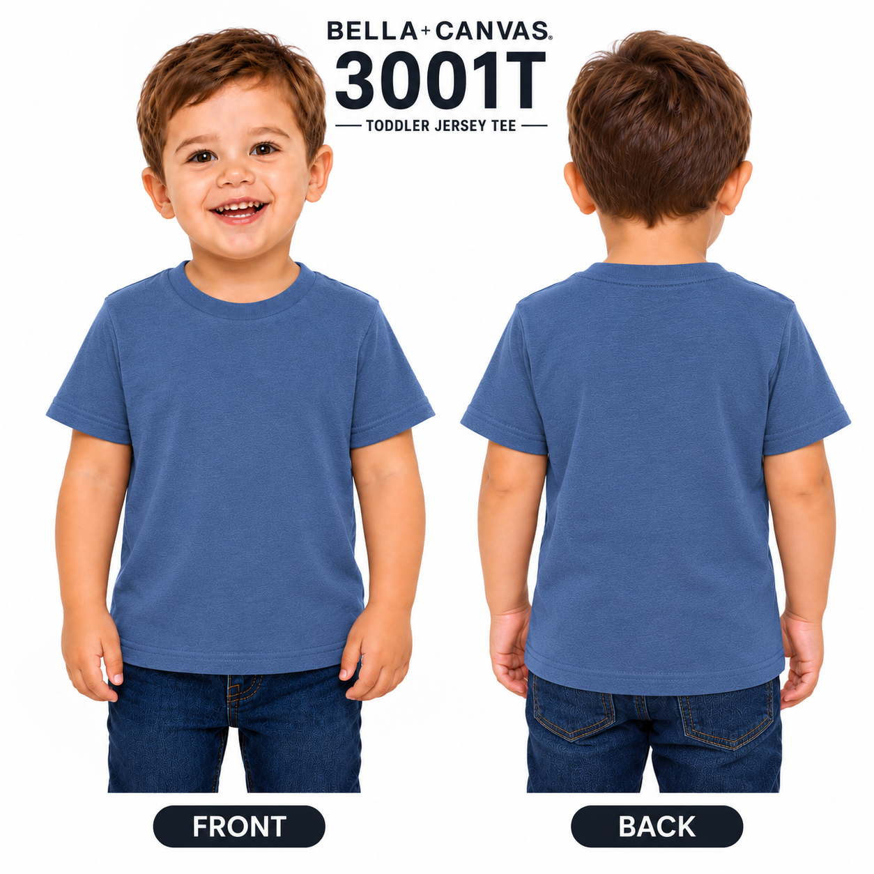 Bella + Canvas Toddler Jersey T-Shirt (3001T)